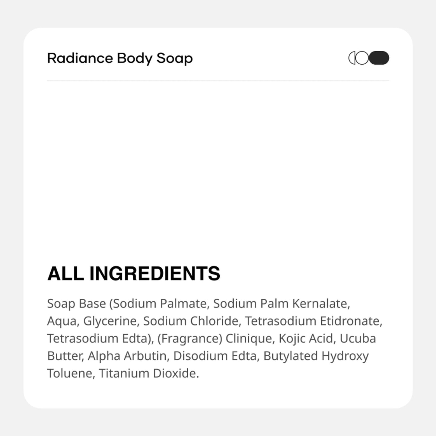 Cureskin Radiance Body Soap