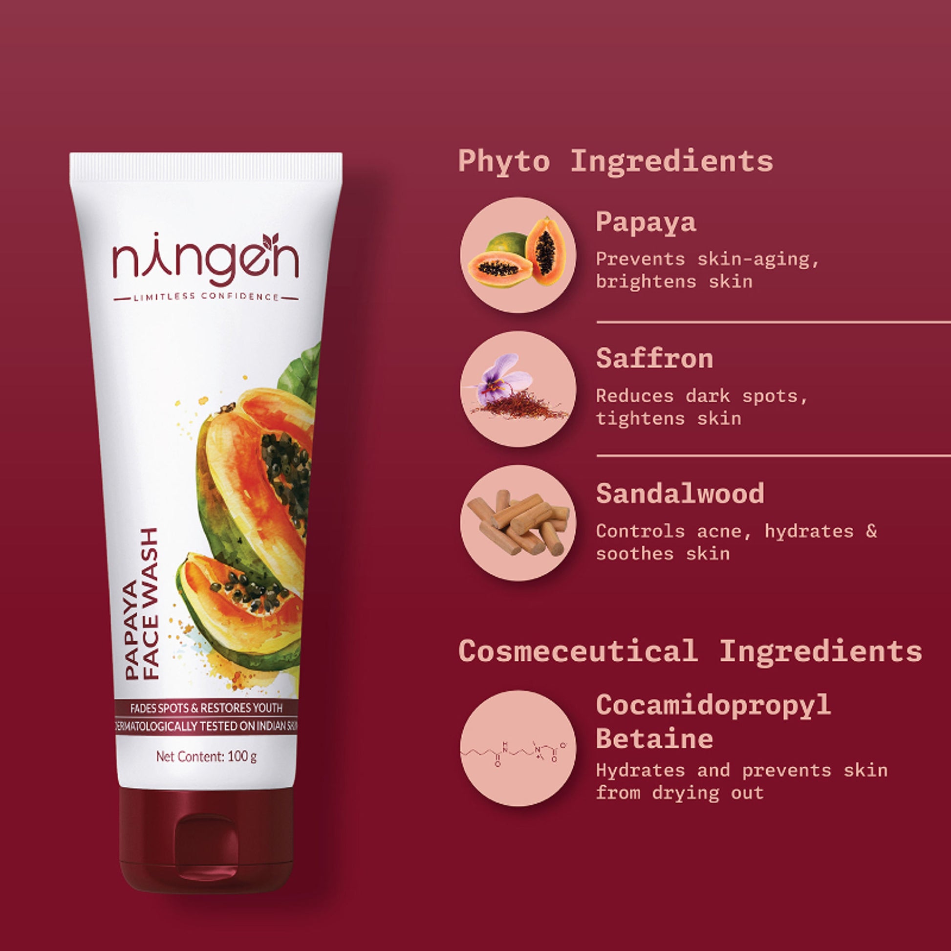 Ningen Papaya Face Wash