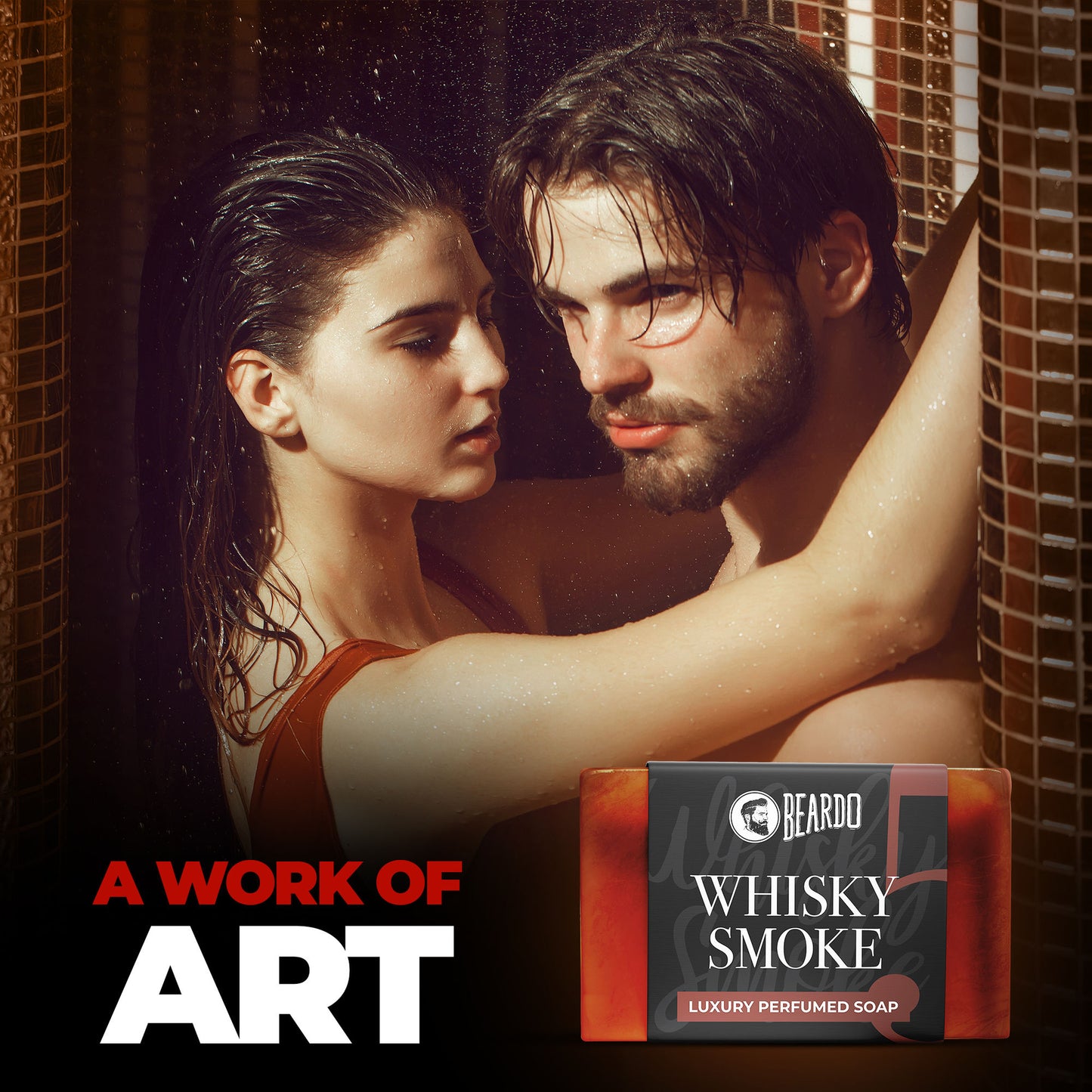Beardo Whisky Smoke Perfumed Luxury Soap Crafted For Men