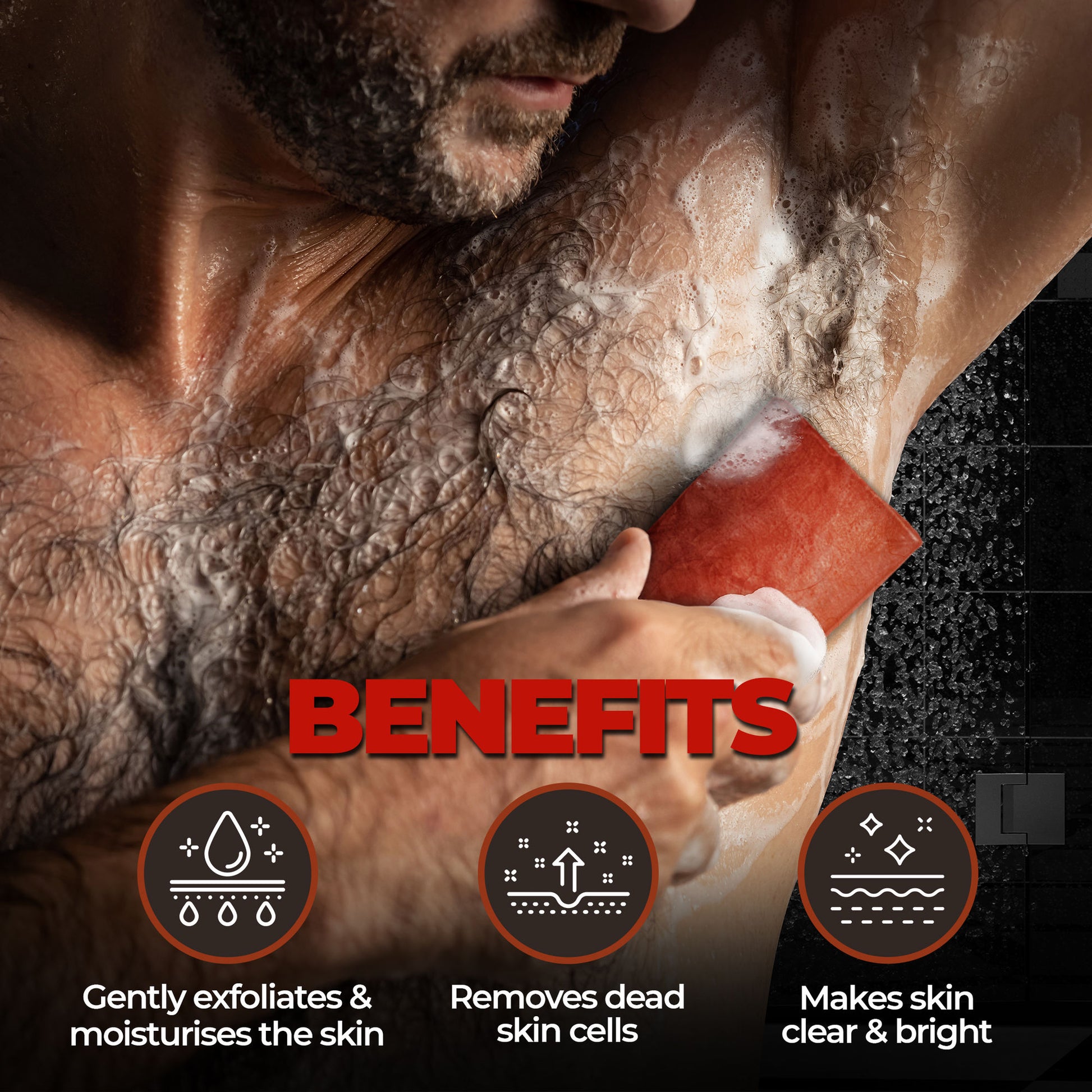 Beardo Whisky Smoke Perfumed Luxury Soap Crafted For Men