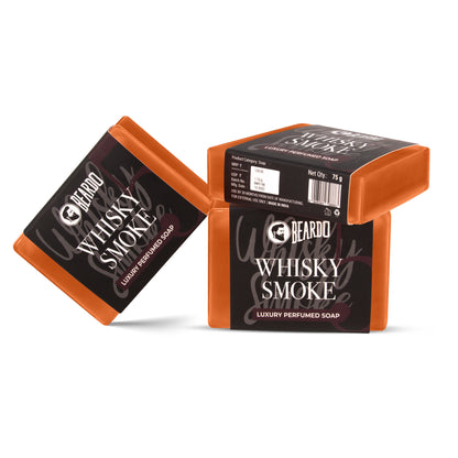 Beardo Whisky Smoke Perfumed Luxury Soap Crafted For Men - Pack Of 3