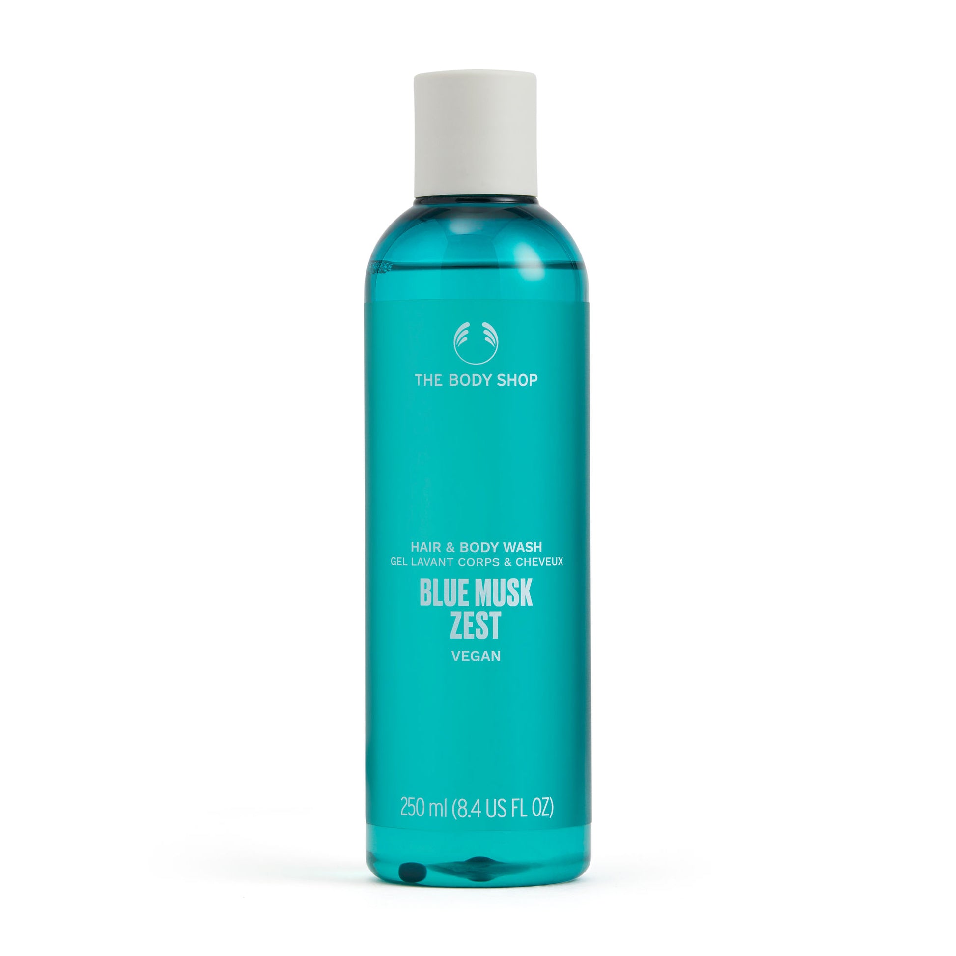The Body Shop Blue Musk Zest Hair And Body Wash