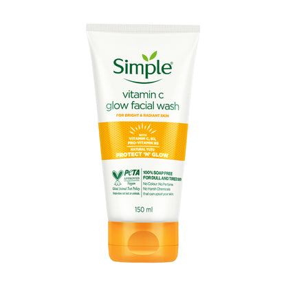 Simple Protect N Glow Vitamin C Facial Wash