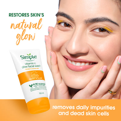 Simple Protect N Glow Vitamin C Facial Wash