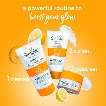Simple Protect N Glow Vitamin C Moisturising Glow Gel