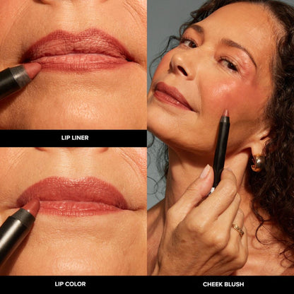 Nudestix Intense Matte Lip + Cheek Pencil - Sunkissed Rose