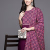 Indyancart IE Women Yoke Design Regular Gotta Patti Kurta with Palazzos & With Dupatta