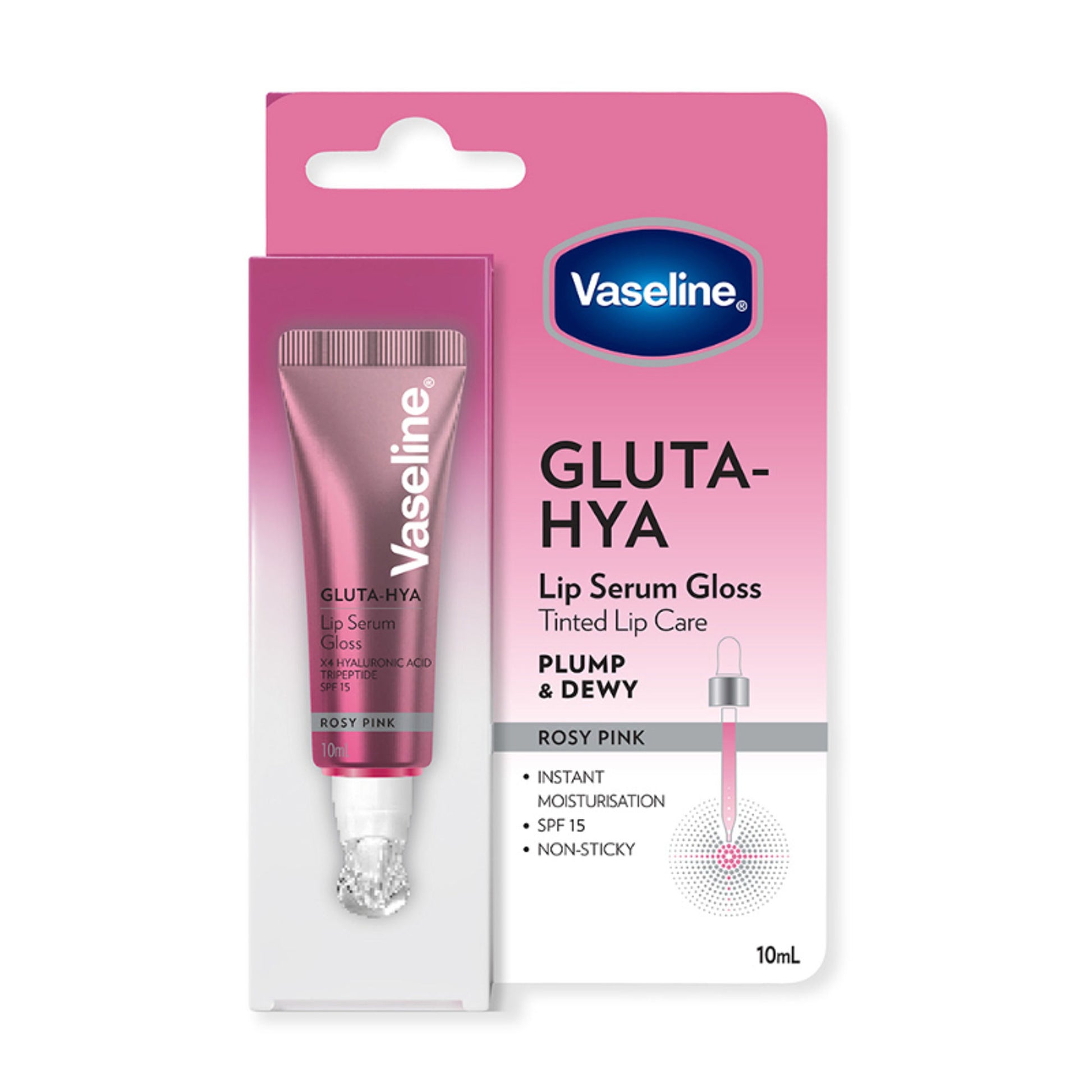 Vaseline Gluta-Hya Lip Gloss - Rosy Pink