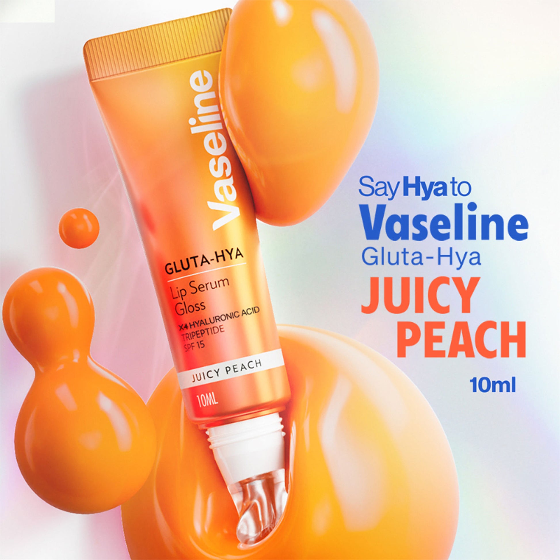 Vaseline Gluta-Hya Lip Gloss - Juicy Peach