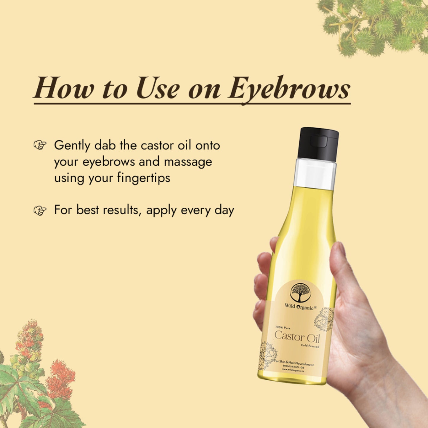 Wild Organic Castor Oil Pure And Natural