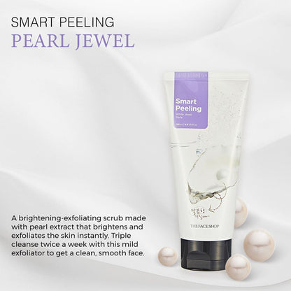 The Face Shop Smart Peeling White Jewel Perle - Brightening For Tan Removal