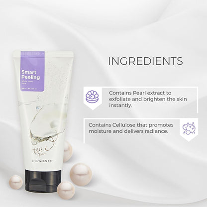 The Face Shop Smart Peeling White Jewel Perle - Brightening For Tan Removal