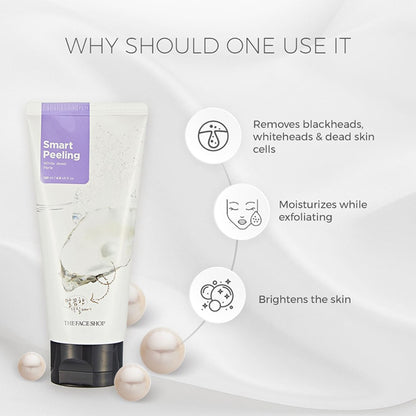 The Face Shop Smart Peeling White Jewel Perle - Brightening For Tan Removal