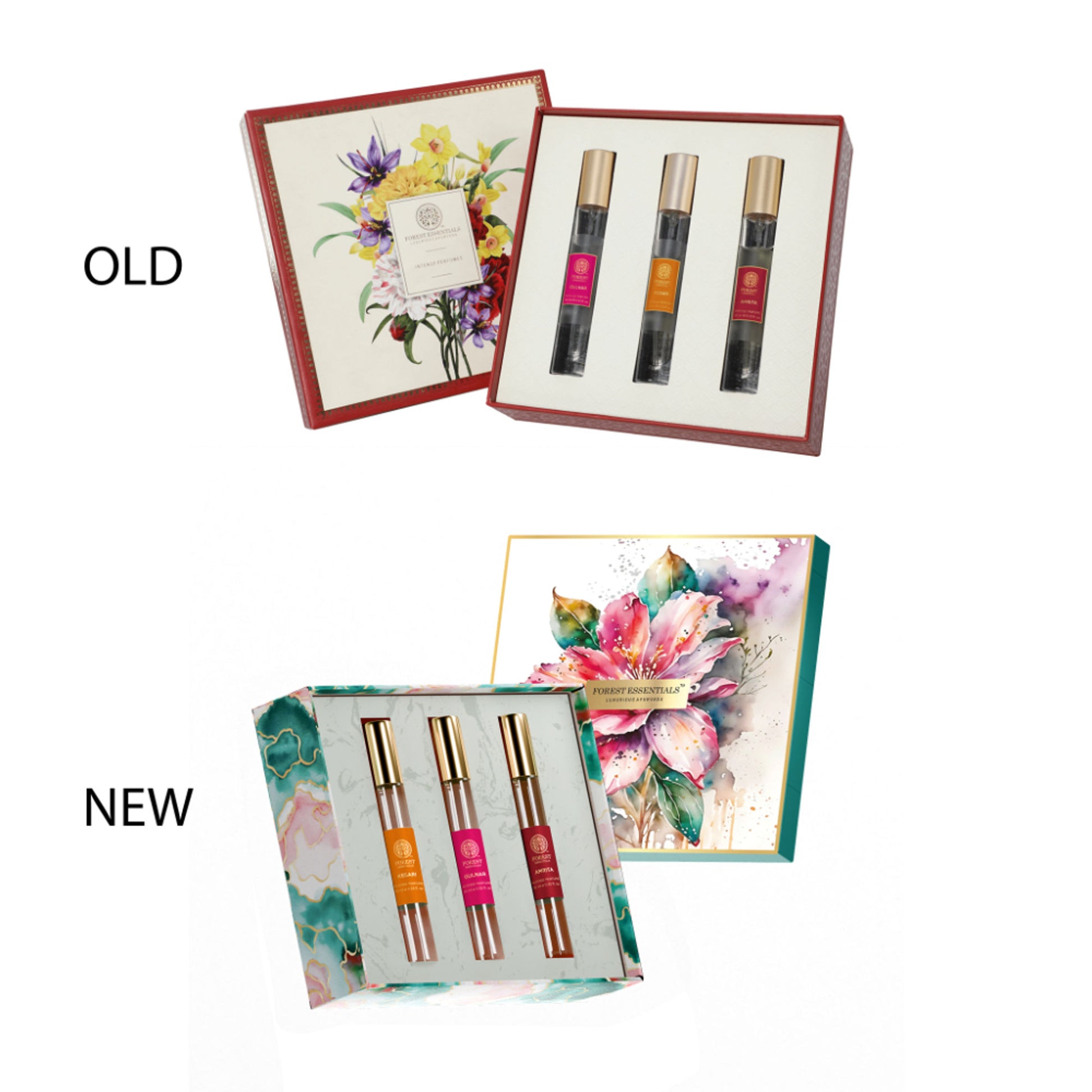 Forest Essentials Intense Perfume Selection Box - Eau De Parfum For Women - Perfume Gift Set