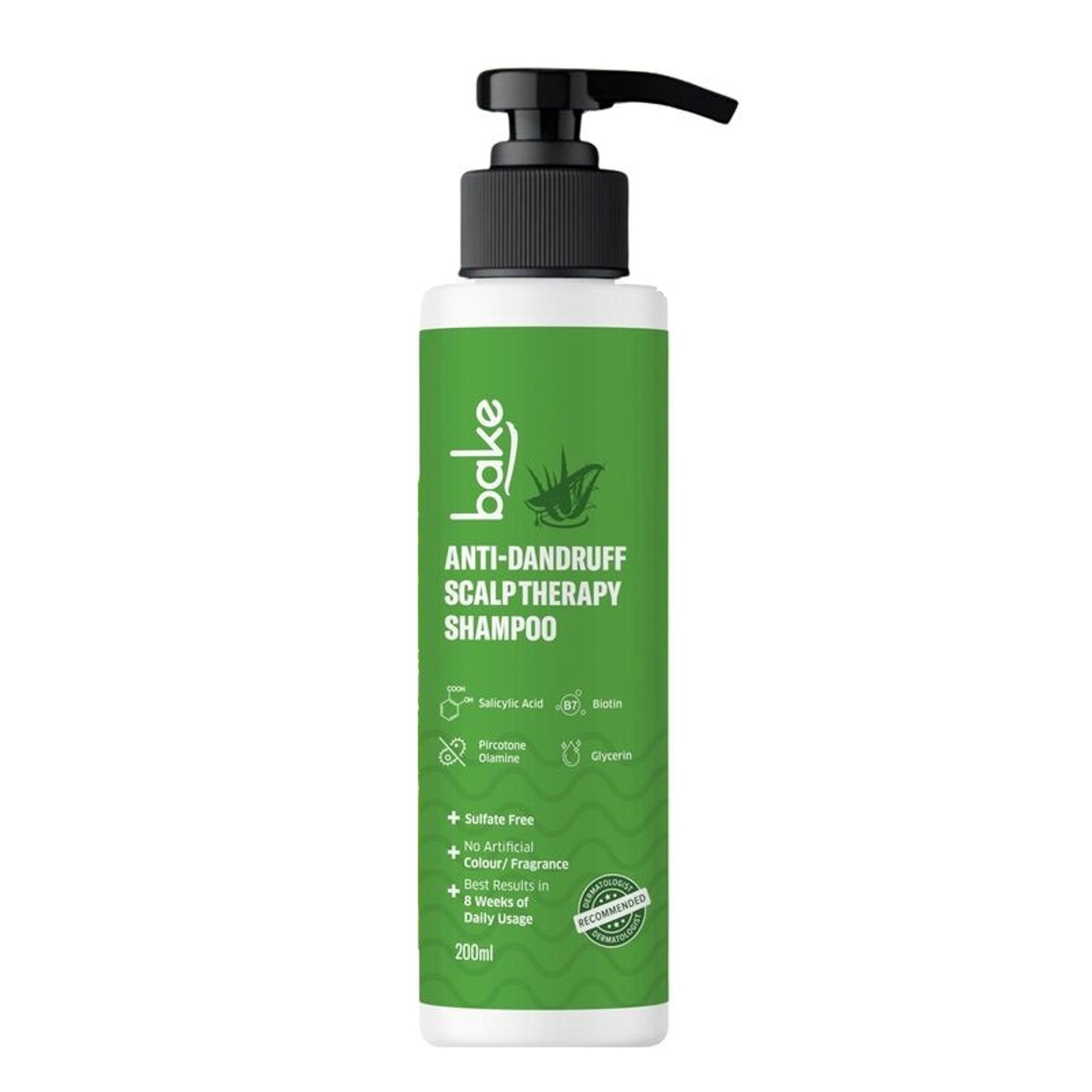 Bake 2% Salicylic Acid Anti Dandruff Scalp Therapy Shampoo For Dry & Frizzy Hair