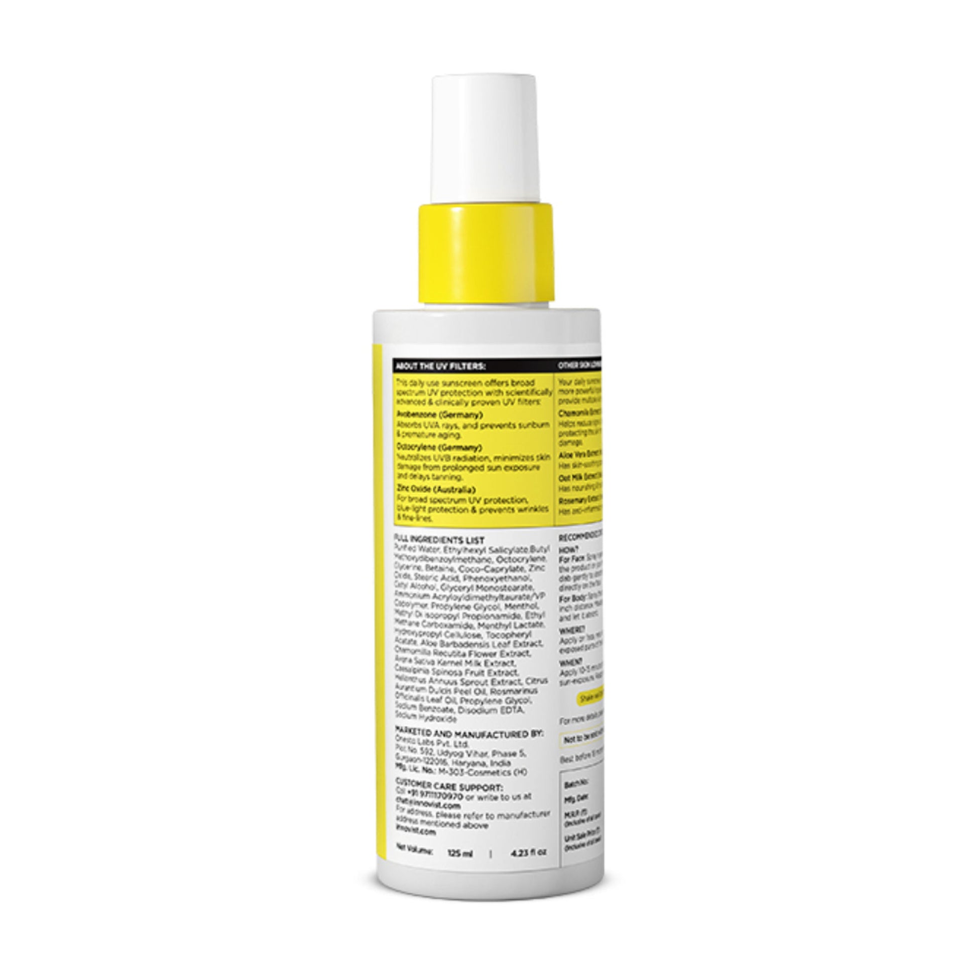 Sunscoop Hydrating Fluid Sunscreen for Face and Body SPF 60 PA++++ In-Vivo Tested Cooling Sensation