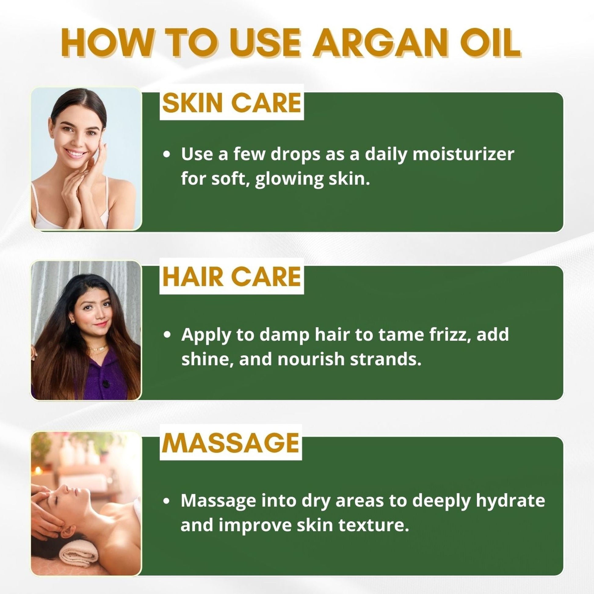 Mystiq Living Moroccon Argan Oil 100% Pure Cold Pressed for Frizz Control of Hair, Beard & Face Care
