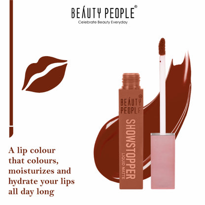 Beauty People Showstopper Liquid Lip Color With SPF 15 & Vitamin E - Famous