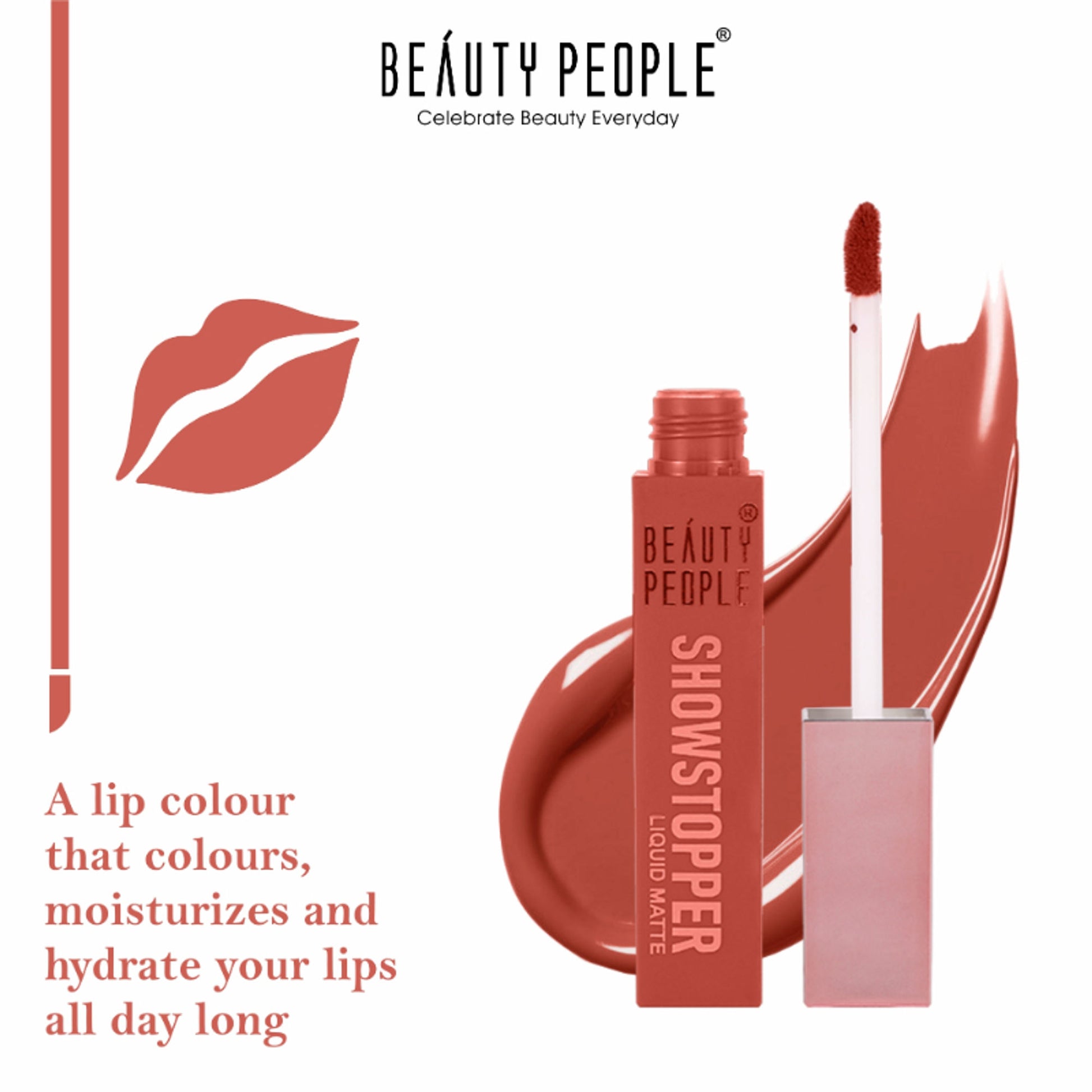 Beauty People Showstopper Liquid Lip Color With SPF 15 & Vitamin E - Believer