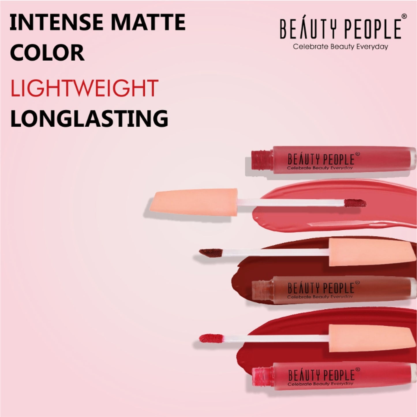 Beauty People Seduction Liquid Lipstick With Vitamin E & Rose Oil - Sexy