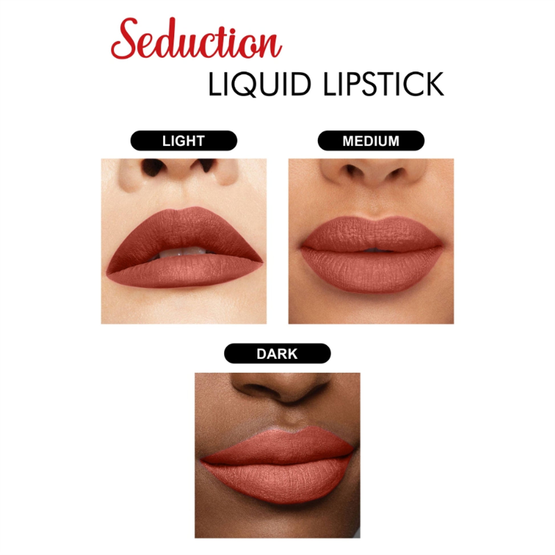 Beauty People Seduction Liquid Lipstick With Vitamin E & Rose Oil - Powerful