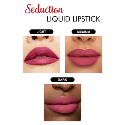 Beauty People Seduction Liquid Lipstick With Vitamin E & Rose Oil - Free Spirit