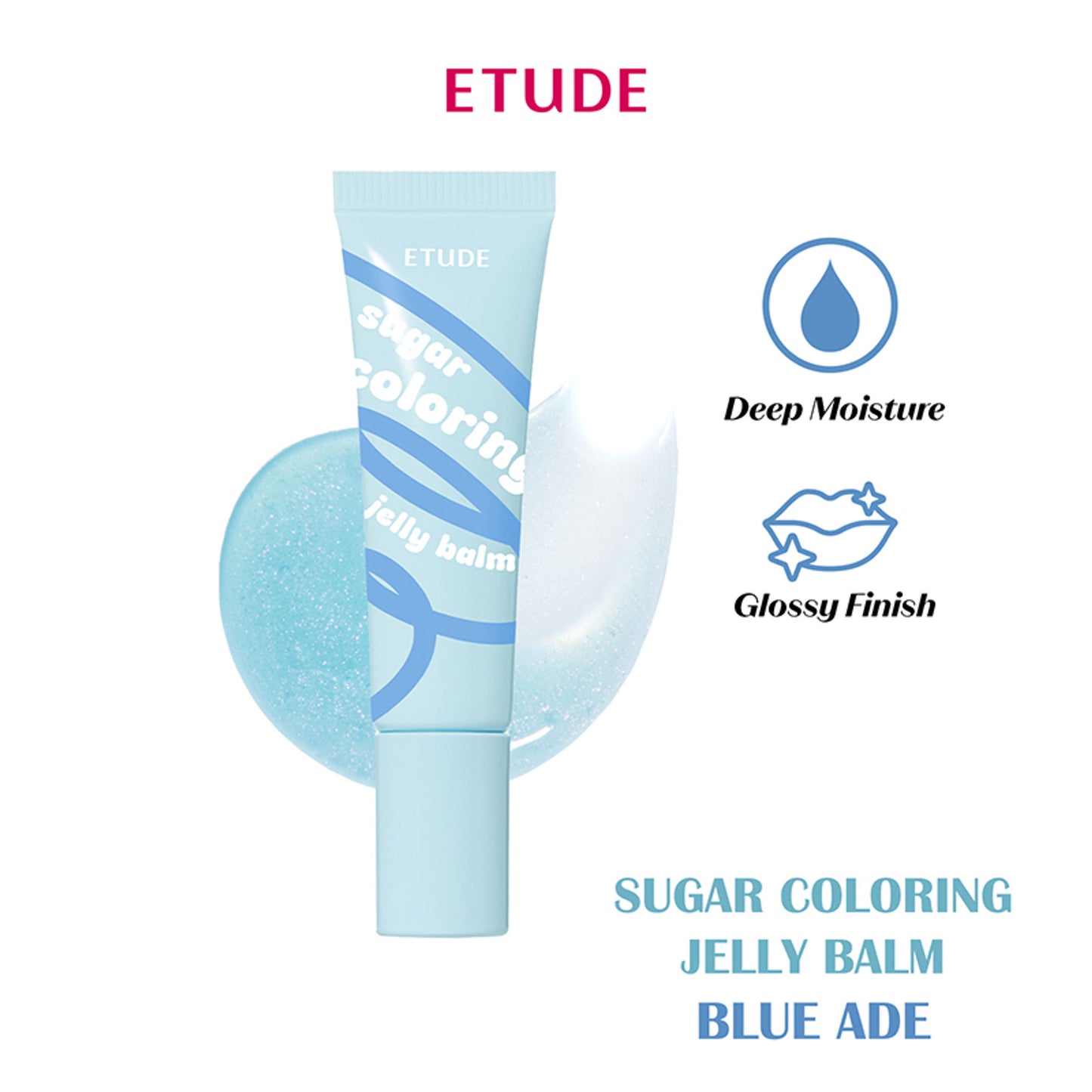 ETUDE Sugar Coloring Jelly Balm - 04 Blue Ade