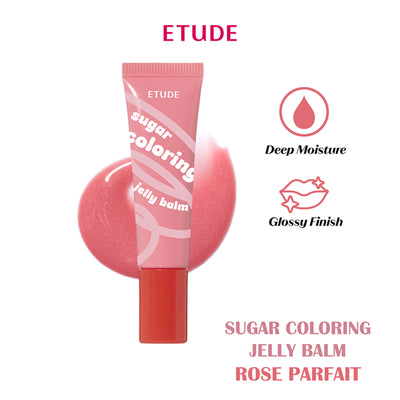 ETUDE Sugar Coloring Jelly Balm - 10 Rose Parfait