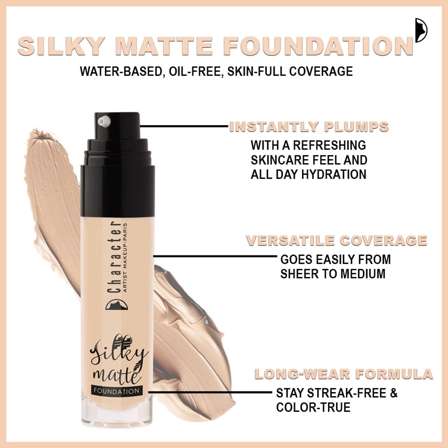 Character Silky Matte Foundation - SMF002