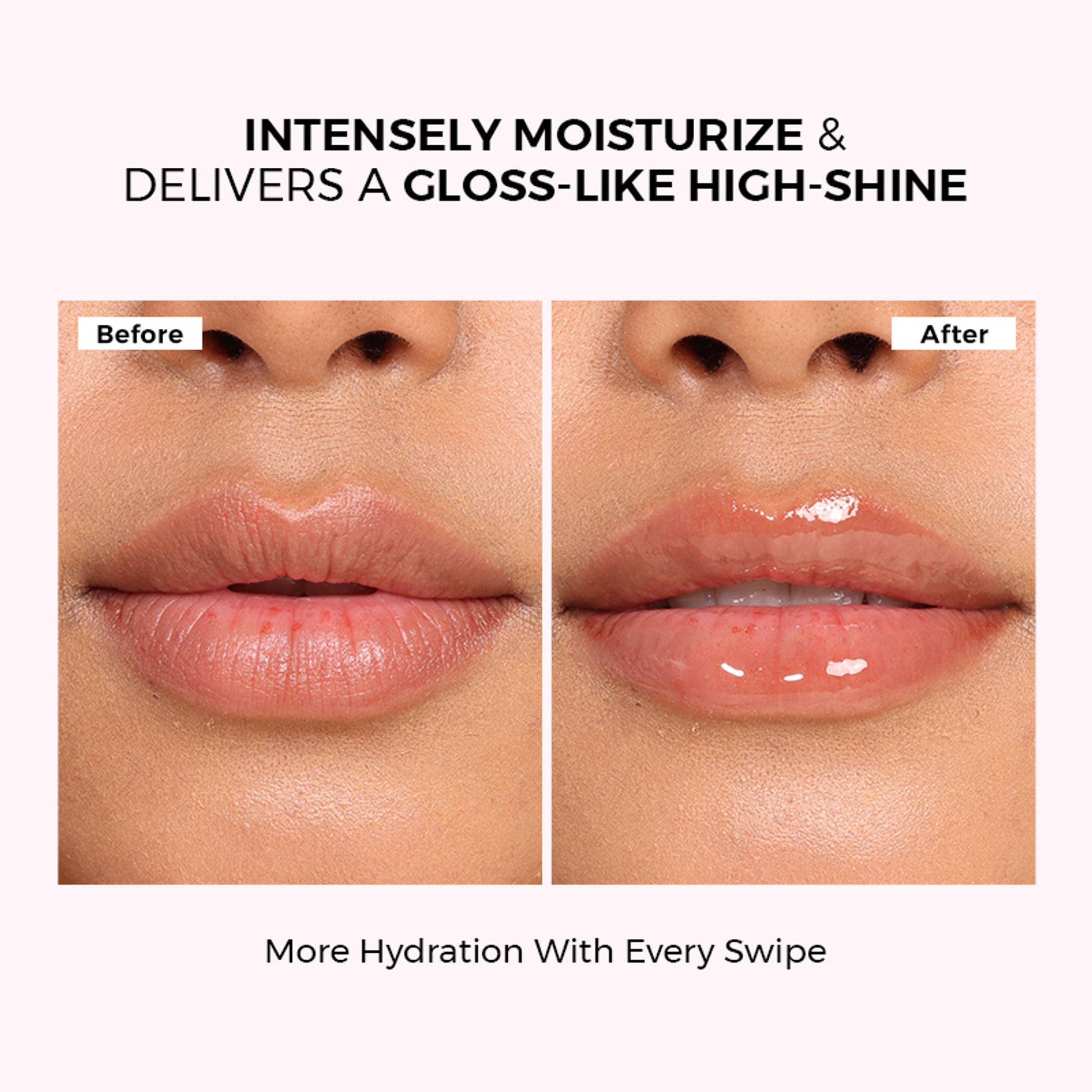 Praush Pout Cushion Luxe Lip Oil - Bubble-Clear