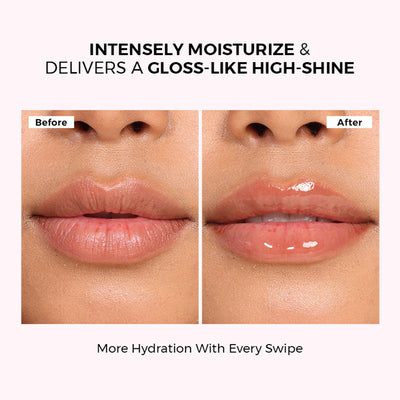 Praush Pout Cushion Luxe Lip Oil - Bubble-Clear