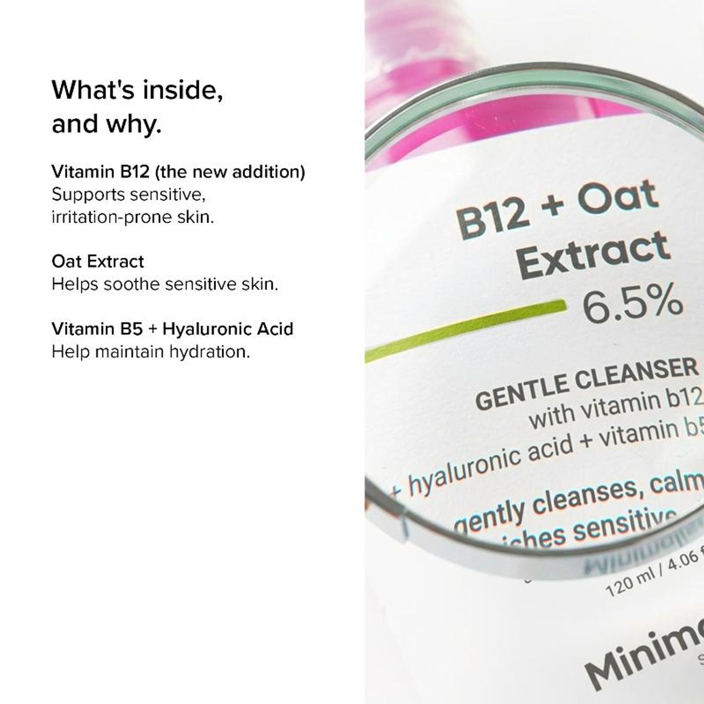 Minimalist B12 + Oat Extract 6.5% Gentle Cleanser