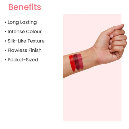Earth Rhythm Silk Set Go 3-In-1 Lip & Cheek Tint - Satin Bold