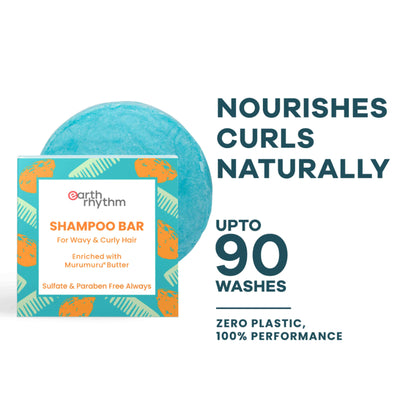 Earth Rhythm Shampoo Bar, Cardboard Box - Murumuru Butter