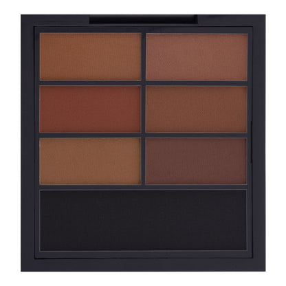 PAC Eyeshadow X7 Earthly Love (M) - Smooth Texture Rich Pigment Intense Payoff Blends Evenly