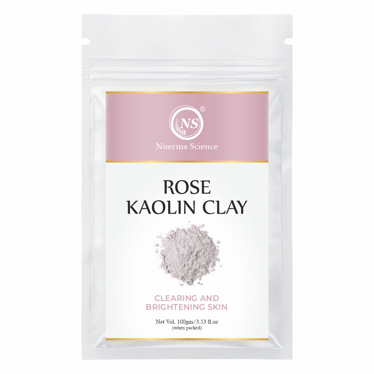 Nuerma Science 100% Natural Rose Kaolin Clay Mask