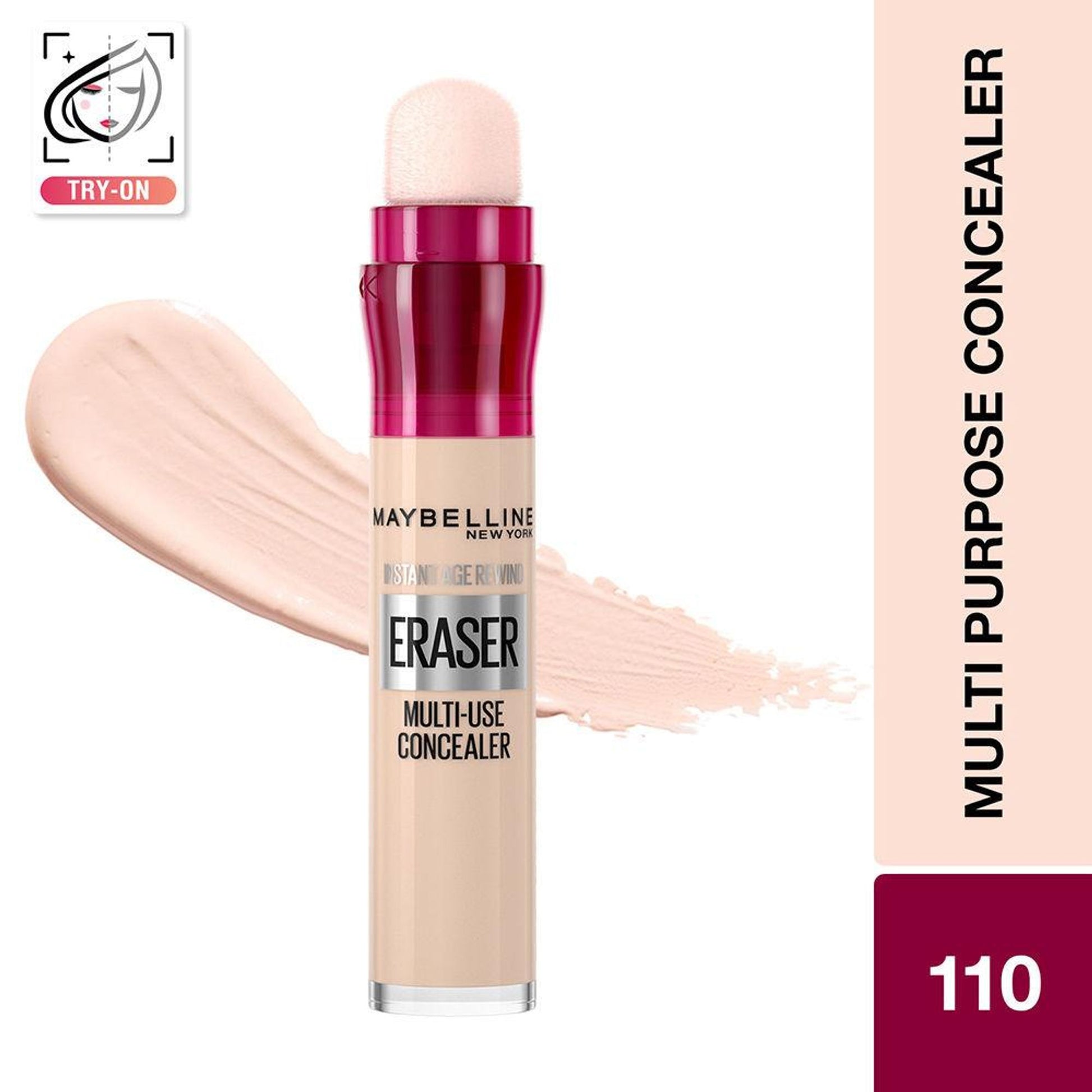 Maybelline New York Instant Age Rewind Eraser Concealer-Conceal, Contour, Highlight - Fair