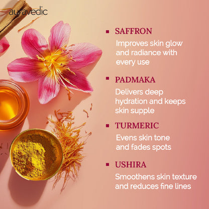 Auravedic Kumkumadi Face Cream With Kumkumadi Tailam Kumkumadi Face Oil Pigmentation Cream