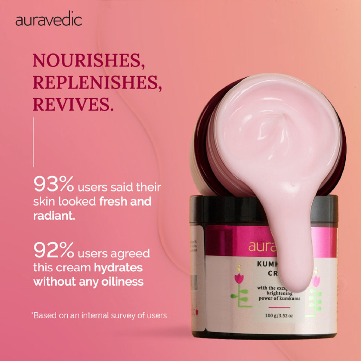 Auravedic Kumkumadi Face Cream With Kumkumadi Tailam Kumkumadi Face Oil Pigmentation Cream