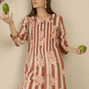 Dhiyona IE Women Floral Printed Regular Pure Cotton Kurta with Trousers