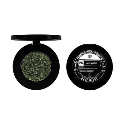 PAC Pressed Glitter Eyeshadow - 26 Green Moss