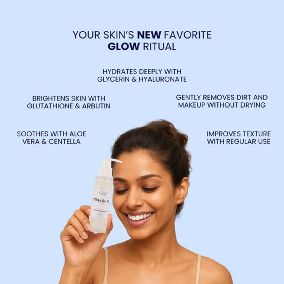 SUROSKIE Gluta Boost Face Wash for Men & Women With Niacinamide for Skin