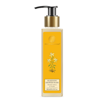 Forest Essentials Silkening Shower Wash - Mashobra Honey & Vanilla