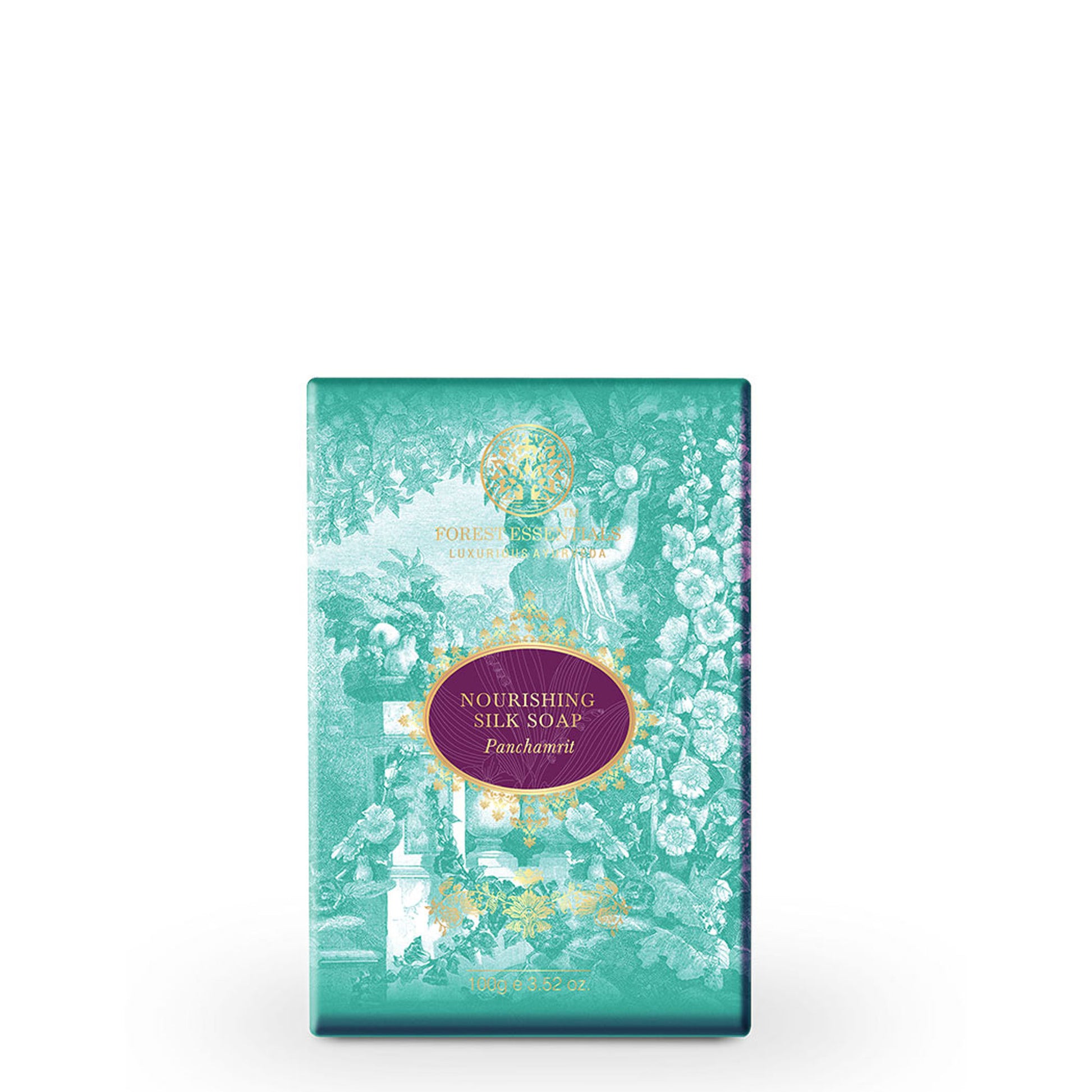 Forest Essentials Nourishing Silk Soap Panchamrit Ayurvedic Luxury Handmade Soap for Bath