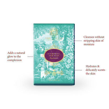 Forest Essentials Nourishing Silk Soap Panchamrit Ayurvedic Luxury Handmade Soap for Bath