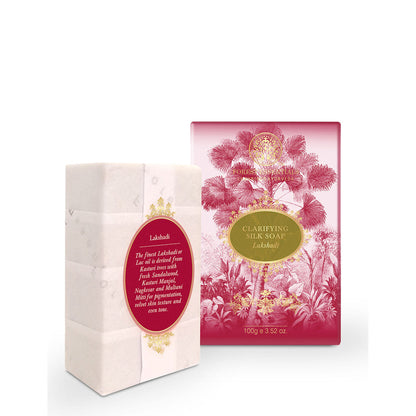 Forest Essentials Clarifying Silk Soap Lakshadi Ayurvedic Luxury Handmade Soap for Bath