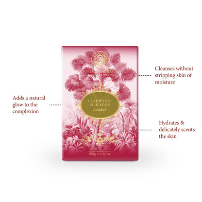 Forest Essentials Clarifying Silk Soap Lakshadi Ayurvedic Luxury Handmade Soap for Bath