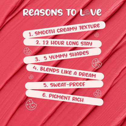 GLAM21 Cookie Crush Cream Blusher - Raspberry Bliss