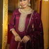 Dhiyona IE Women Ethnic Motifs Embroidered Regular Sequinned Kurta with Trousers & With Dupatta