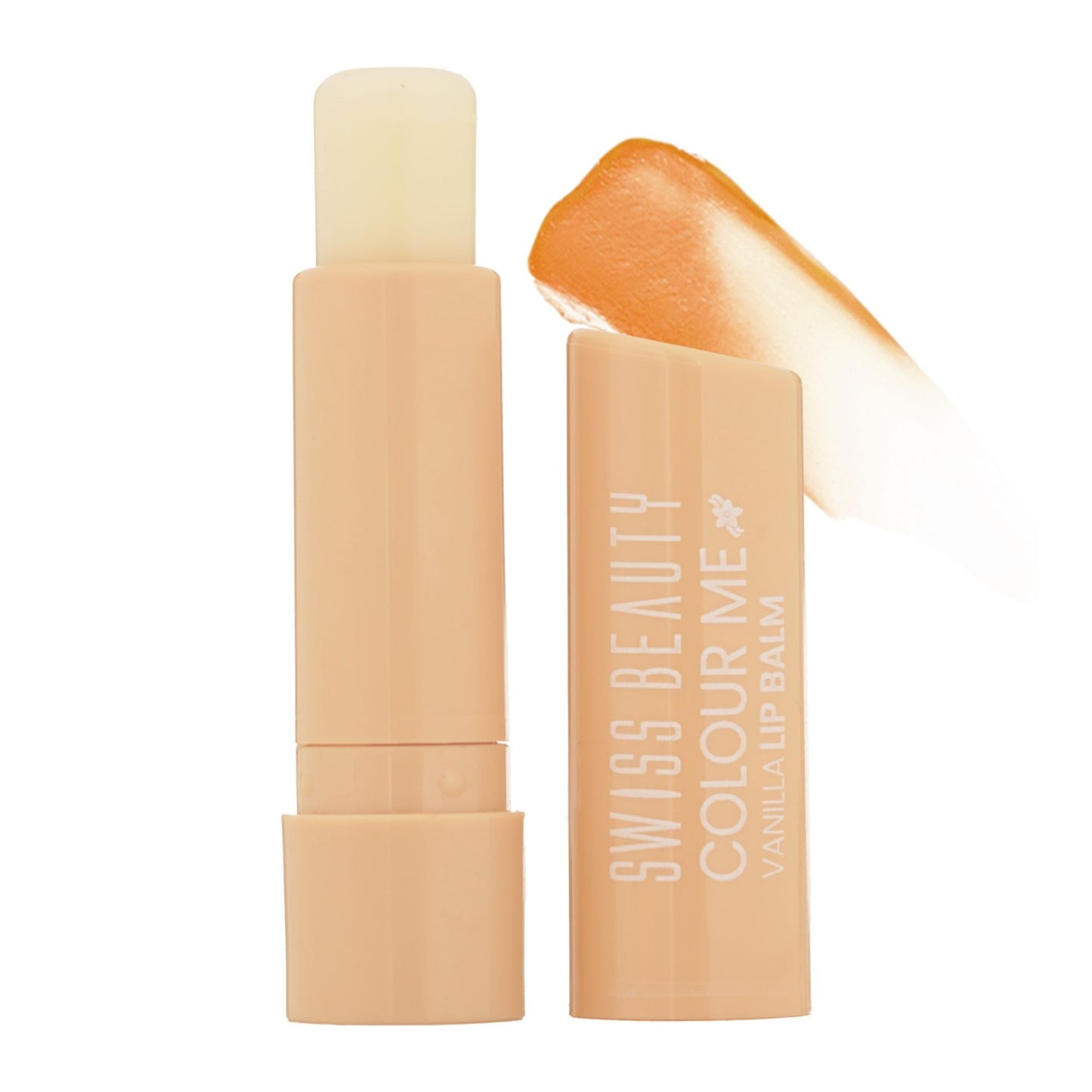 Swiss Beauty Colour Me Tinted Lip Balm For Dry With SPF 15, Shea Butter and Vitamin E - 5 Vanilla Whirl